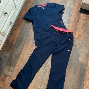 Koi Lite Scrub Set Navy